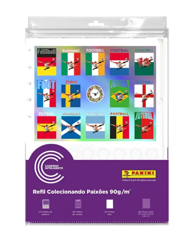 Refil Para Caderno Inteligente Panini Copa - LC