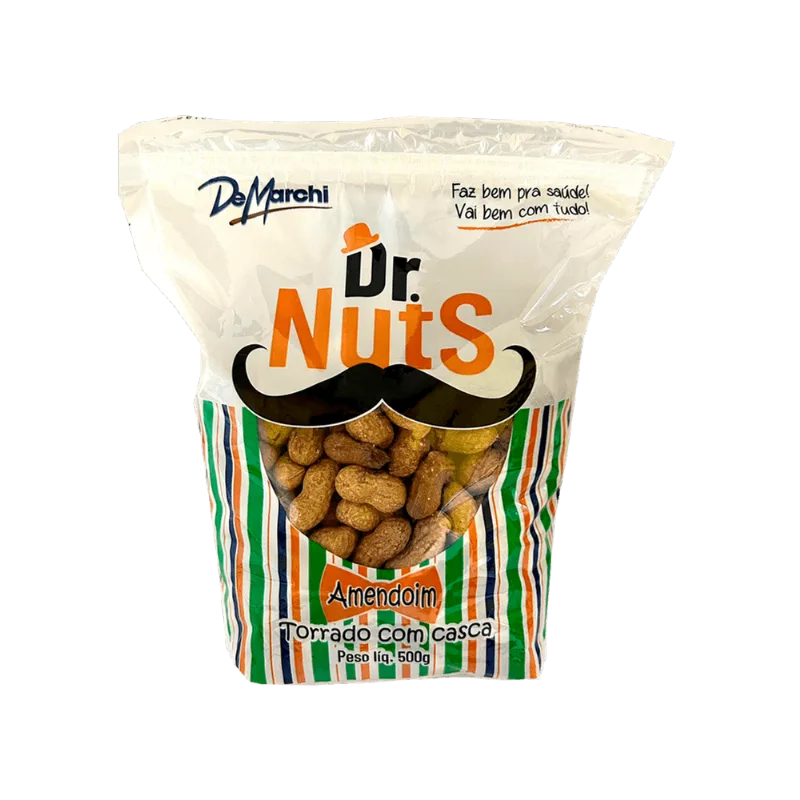 Amendoim Dr. Nuts Torrado com Casca 500g