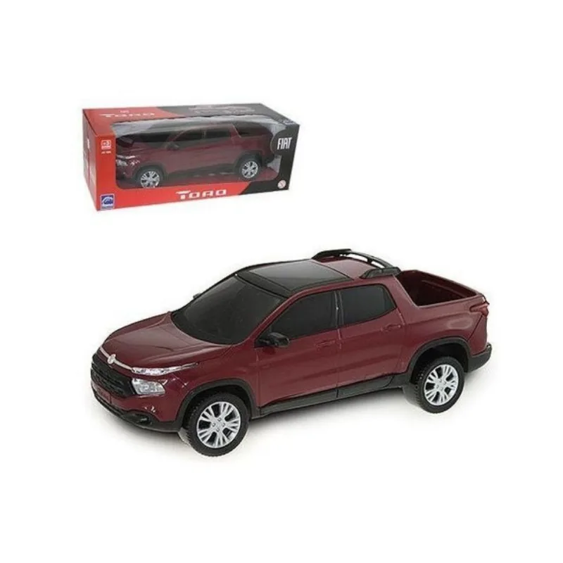 Carrinho Fiat Toro Vermelha Miniatura Brinquedo - Roma 38 cm