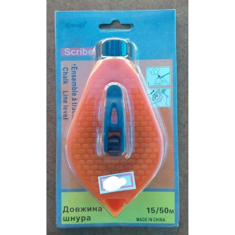 Carretel Linha De Gesseiro Pedreiro 15/50m De Linha Marcação