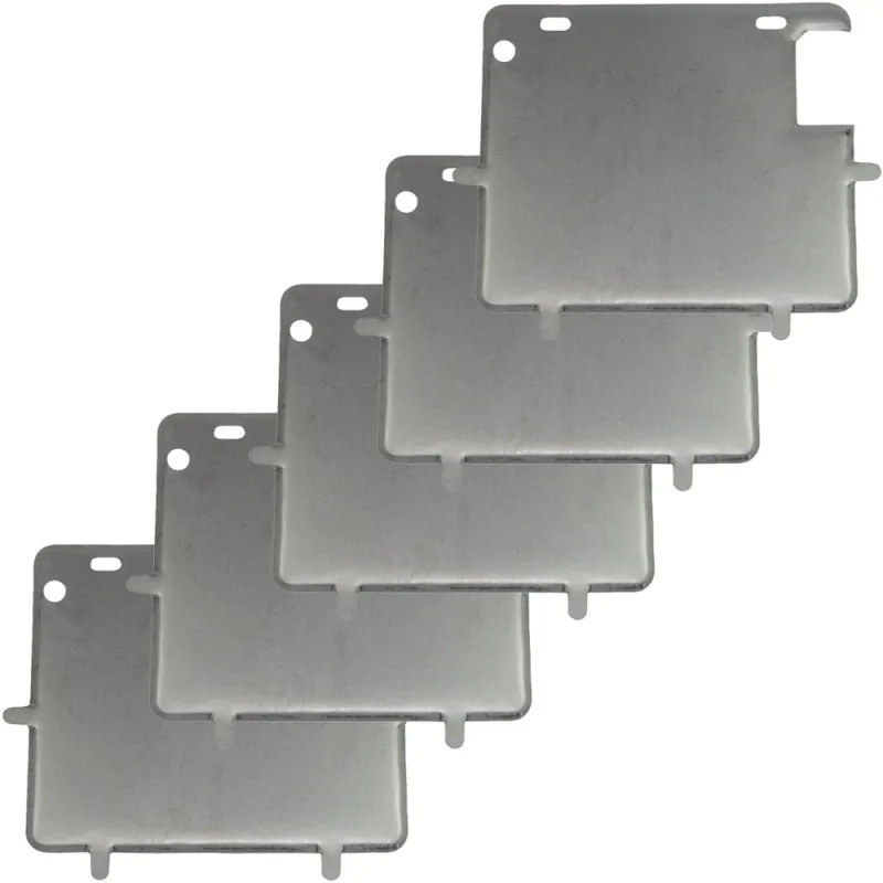 Kit 5 porta placa suporte protetor moldura moto modelo padrão modelo Mercosul 200x170 20x17 em aço - Não Disponível