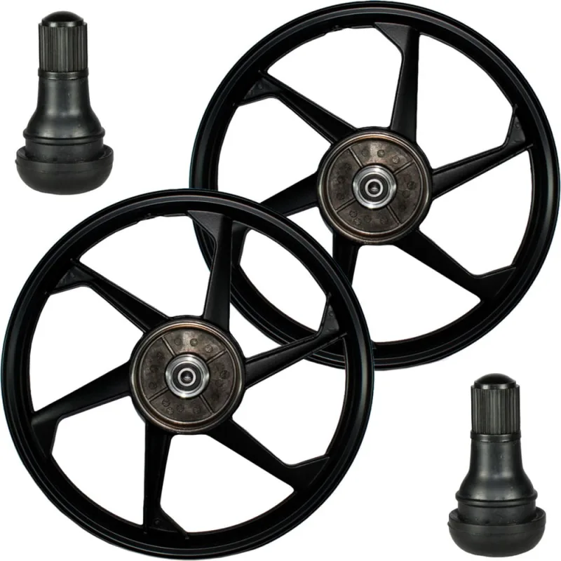 Par de rodas de alumínio liga leve freio a tambor CG150 Fan Titan es ks 2004 a 2013 CG150 CG160 Start rolamentos e bico - Não Disponível