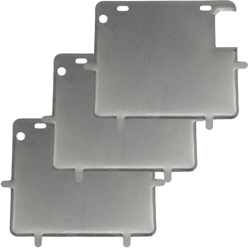 Kit 3 porta placa suporte protetor moldura moto modelo padrão modelo Mercosul 200x170 20x17 em aço - Não Disponível - Automotivo