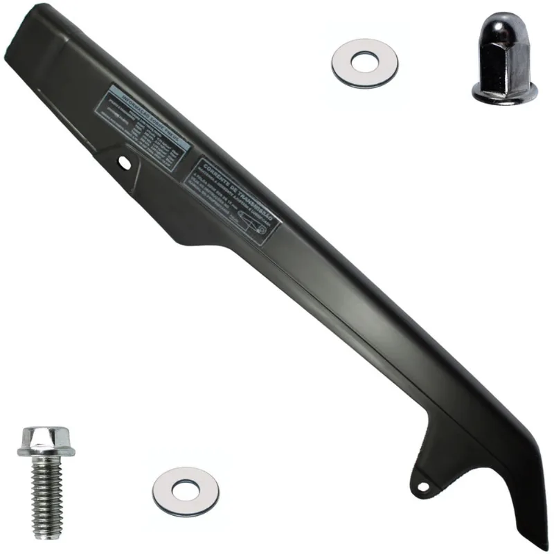 Protetor porta cobre corrente CG125 Today Fan Titan 1983 a 2013 CBX150 Aero 1988 a 1993 com parafusos