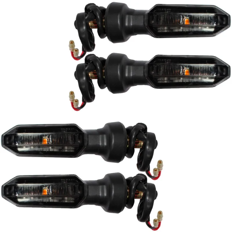 Kit 4 pisca led Modelo CB250F para CG125 CG150 Fan Titan CB300 XRE300 CBX250 Twister NXR125 NXR150 NXR160 Bros XRE190 fu