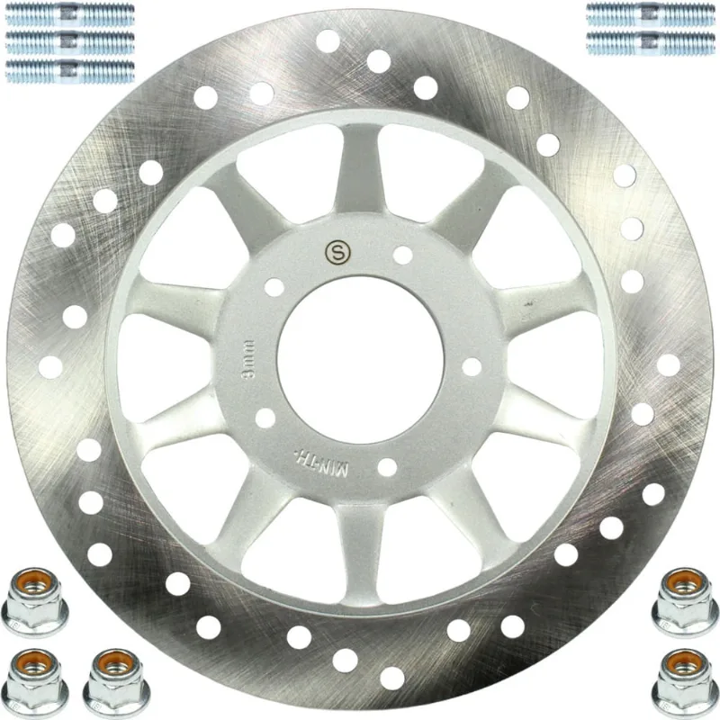 Disco de freio dianteiro CG125 Titan 2000 a 2004 com parafusos