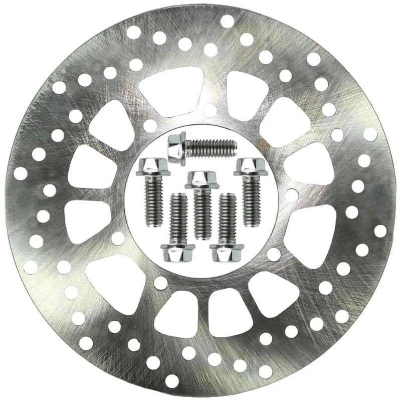 Disco de freio dianteiro XTZ125 XT225 TTR230 TDM225 DT200 com parafusos