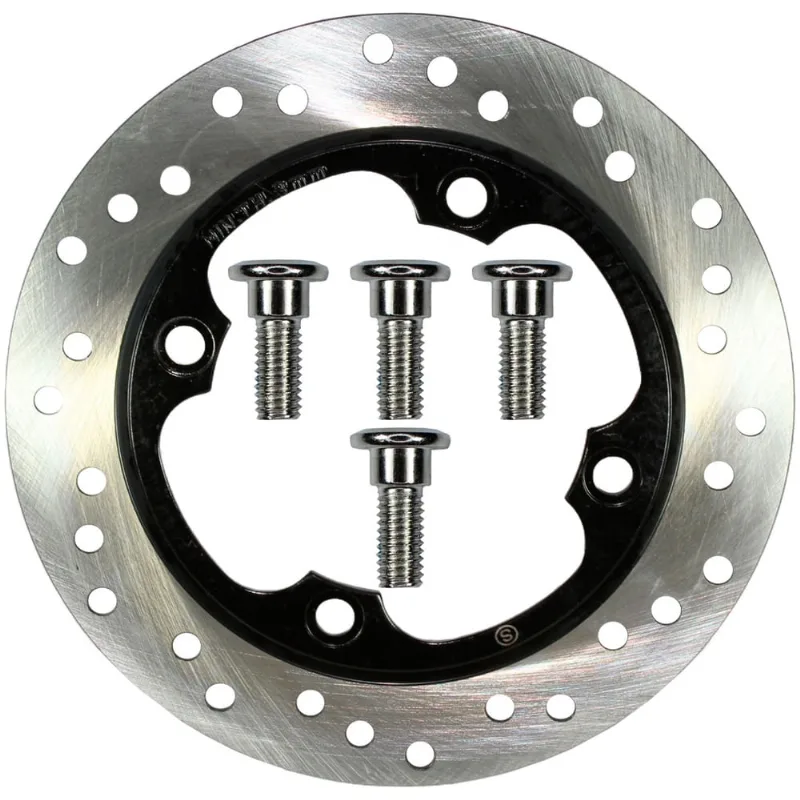 Disco de freio traseiro NXR160 Bros XRE190 XRE300 NX400 Falcon CB600F Hornet CBR450SR CRF250F DR160 com parafusos