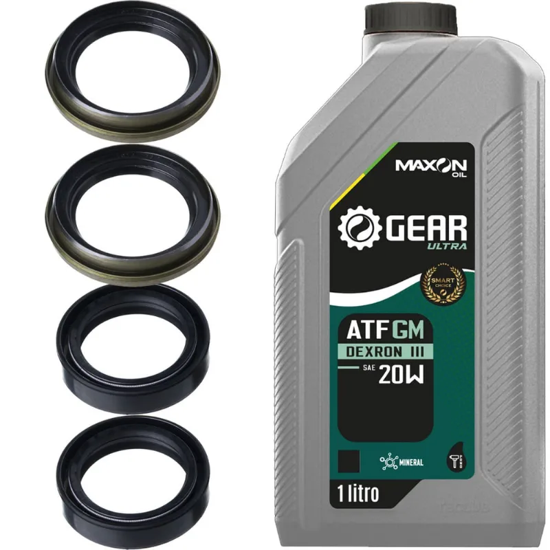 Kit retentor de bengala garfo XR250 Tornado 2001 a 2008 com óleo guarda pó