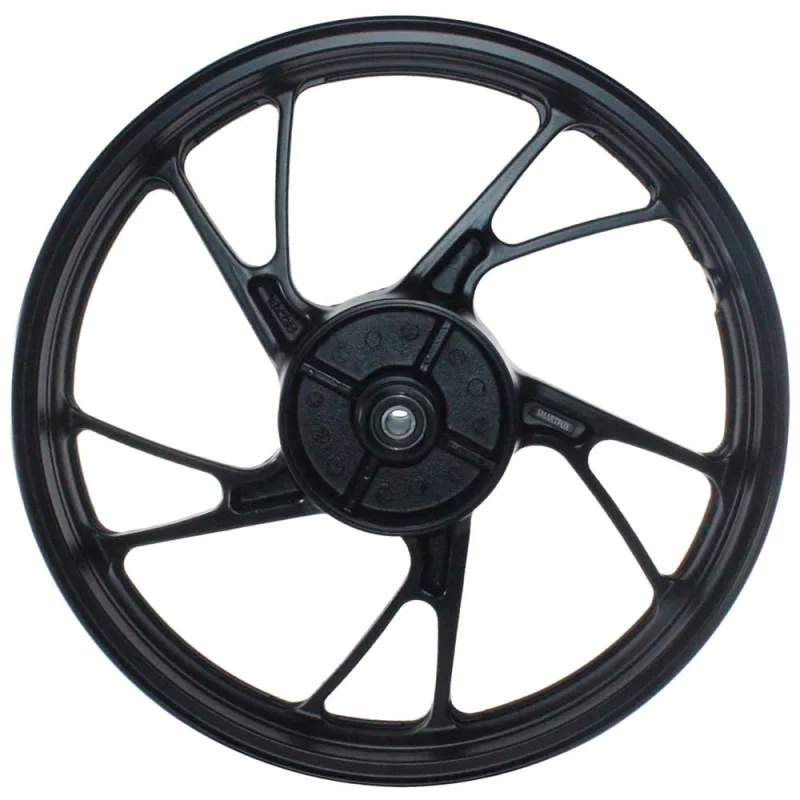 Roda traseira de alumínio liga leve CG150 CG160 Fan Titan Start com rolamentos modelo pé de galinha - Não Disponível - Automotivo
