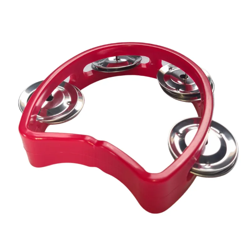 Pandeiro Meia Lua Infantil Vermelho Pro Fire Spanking