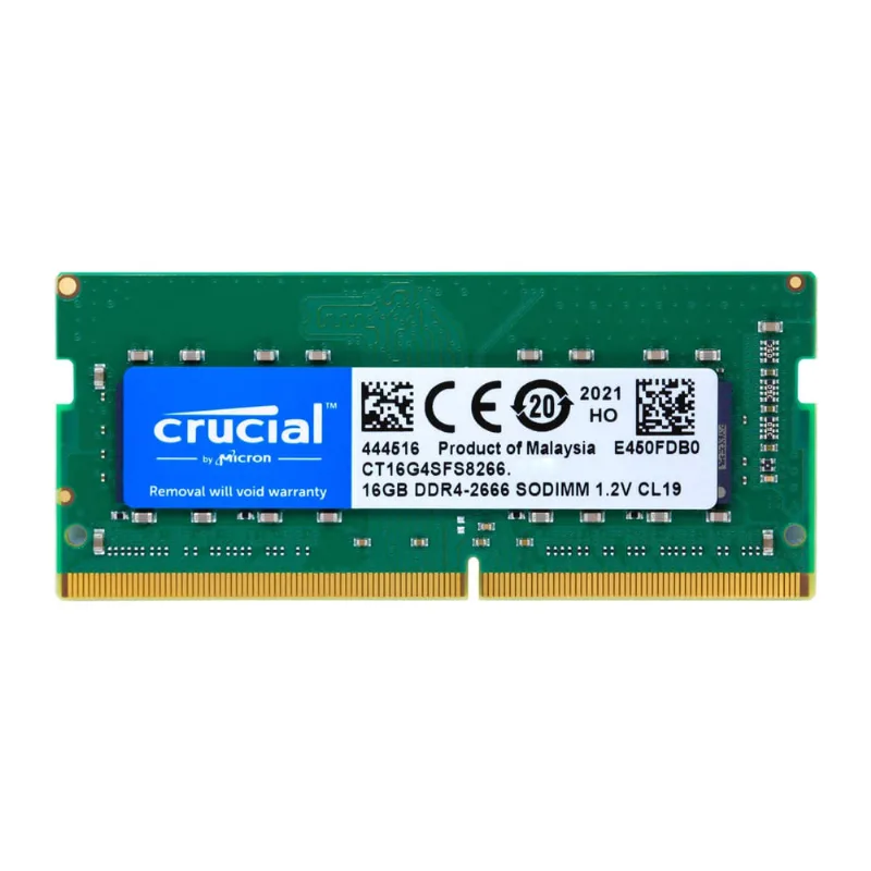 Memória Ram Crucial 16gb Sodimm Ddr4 2666mhz Produto Usado