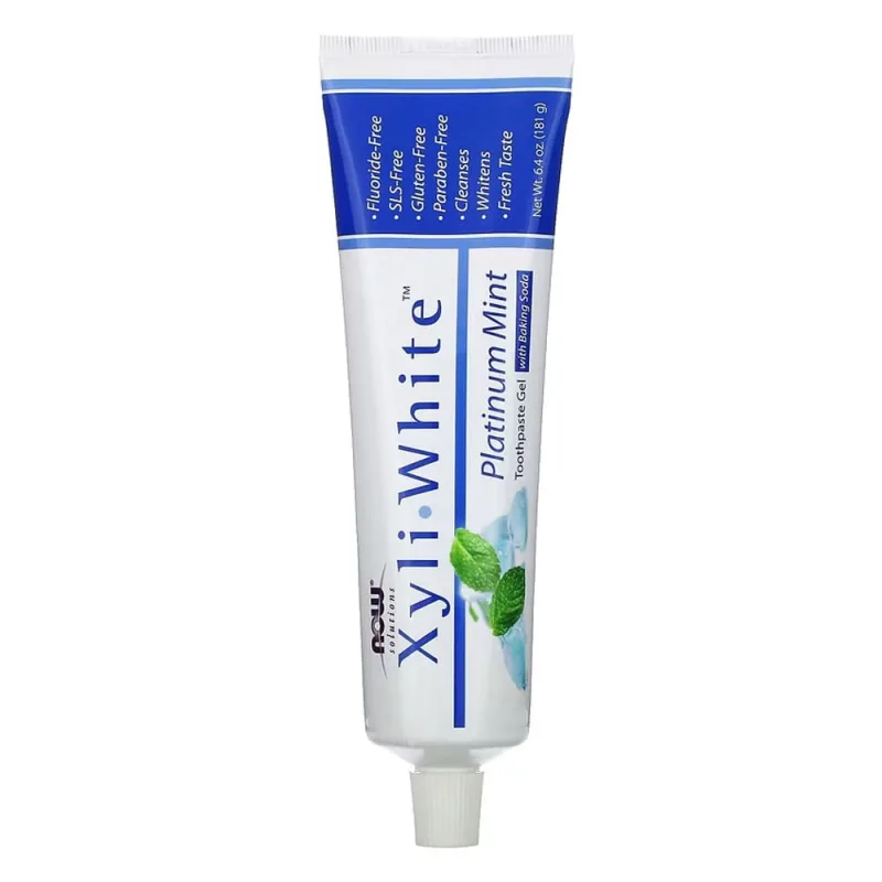 Creme Dental Platinum Menta com Bicarbonato de Sódio 6.4oz - Não Disponível - Saúde E Bem Estar