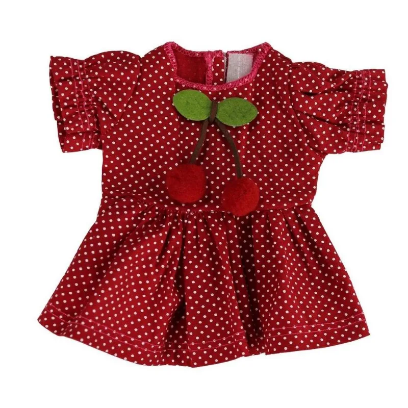 Roupa Boneca Para Baby Alive - Vestido Cerejinha - Casinha 4 - Casinha 4
