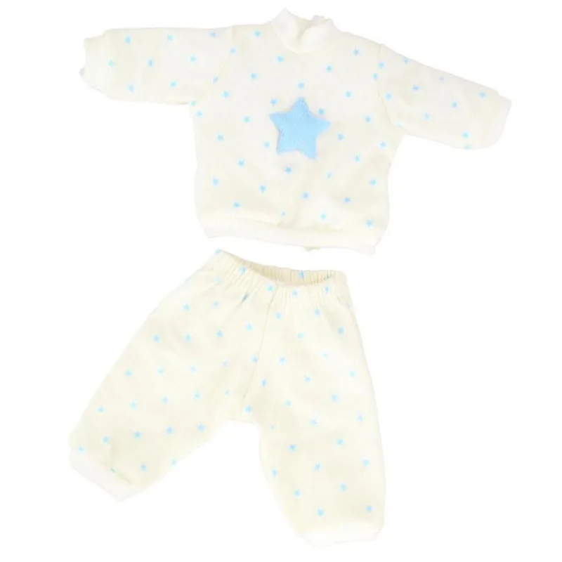 Roupa Boneca Baby Alive - Pijama Inverno Estrela - Casinha 4 - Casinha 4