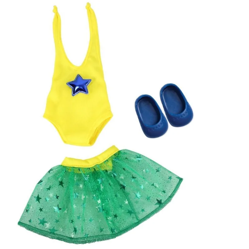 Roupa De Boneca Baby Alive - Brasil Copa Do Mundo Girl