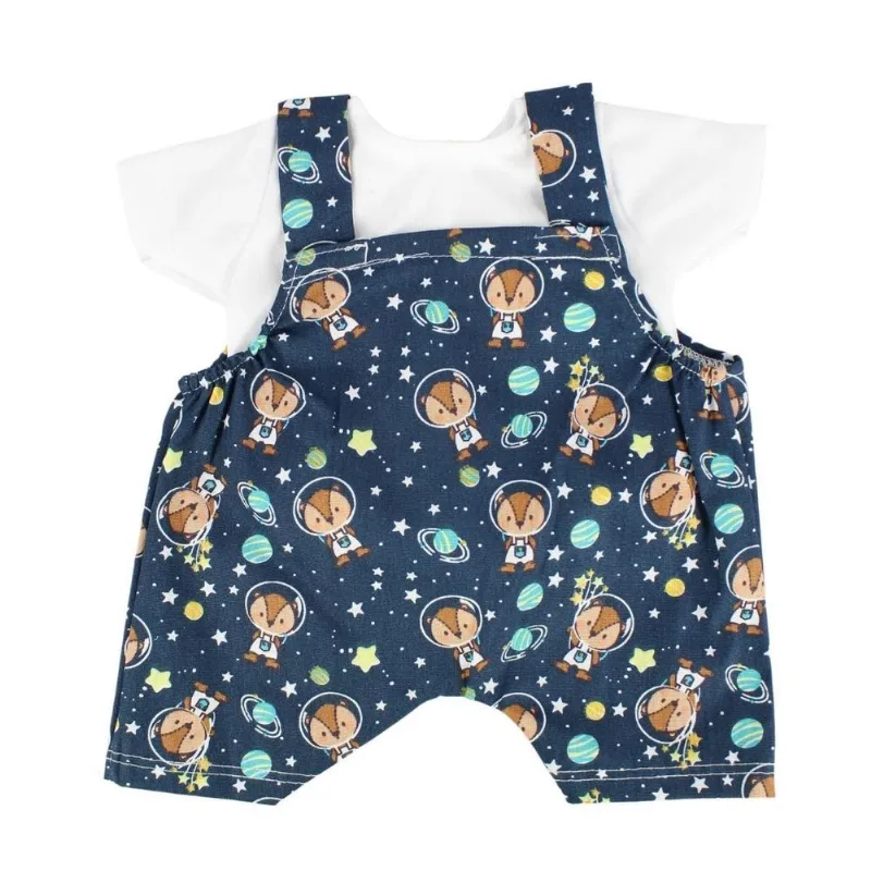 Kit Roupa De Boneca Our Generation - Jardineira Astronauta - Casinha 4