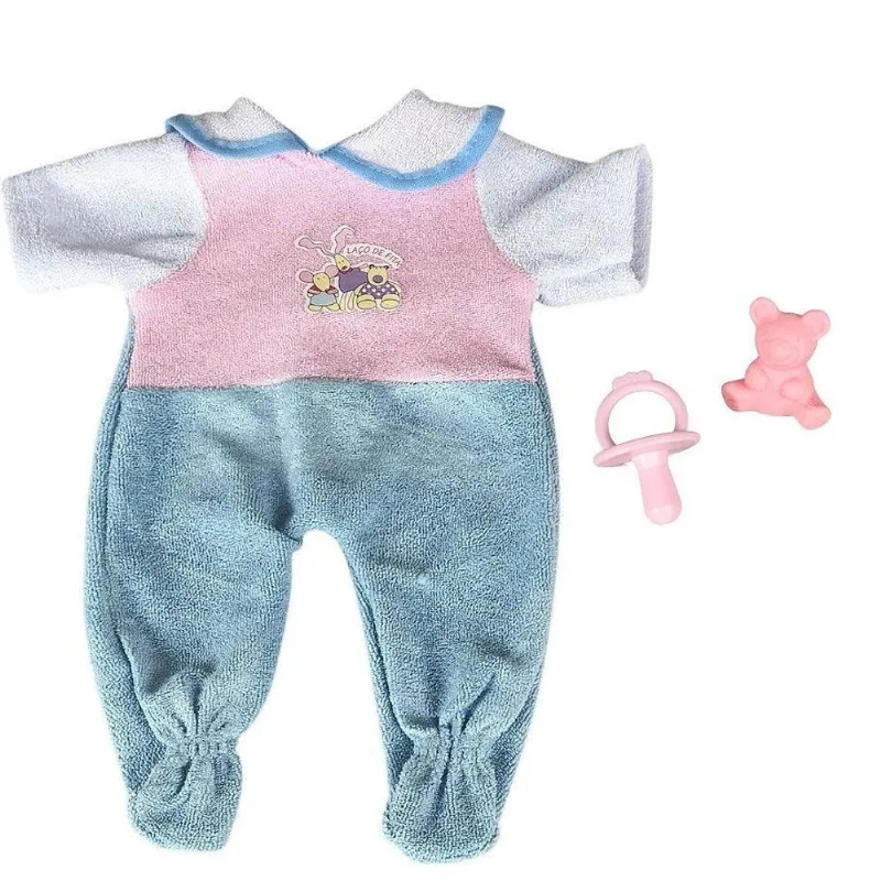 Kit Roupa Boneca Para Baby Alive - Macacão Baby - Casinha 4 - Casinha 4