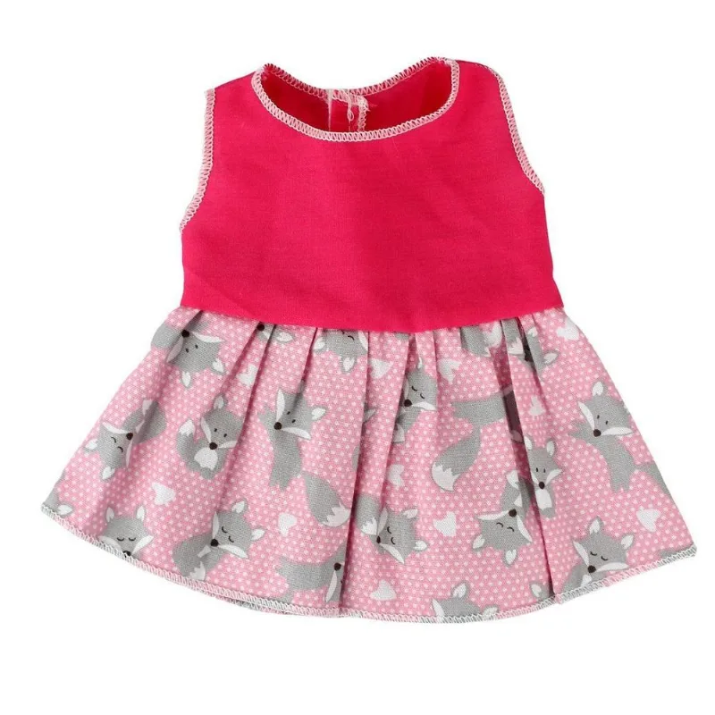 Roupa Boneca Para Baby Alive - Vestido Raposinha - Casinha 4 - Casinha 4