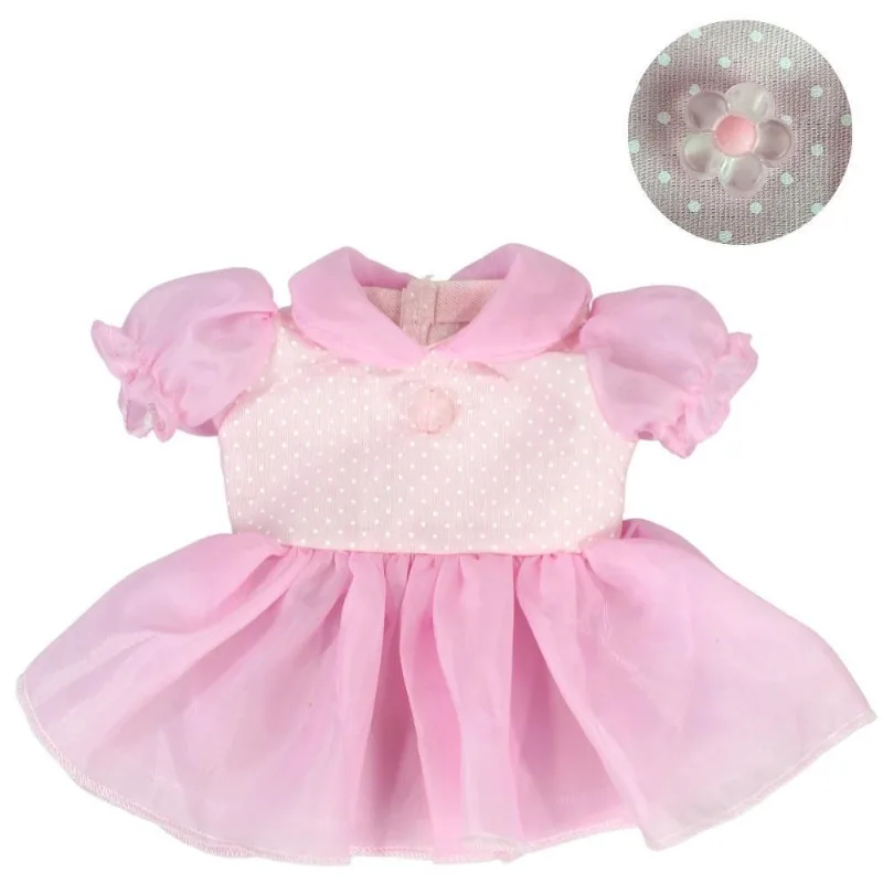 Roupa Boneca Para Baby Alive - Vestido Poa Flor - Casinha 4