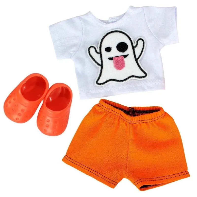 Kit Roupa Boneca Baby Alive - Halloween Fantasma - Casinha 4 - Casinha 4