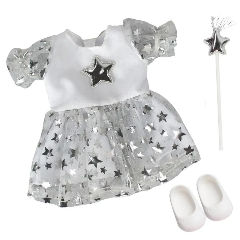Kit Roupa Boneca Baby Alive - Fadinha Estrela - Casinha 4 - Casinha 4