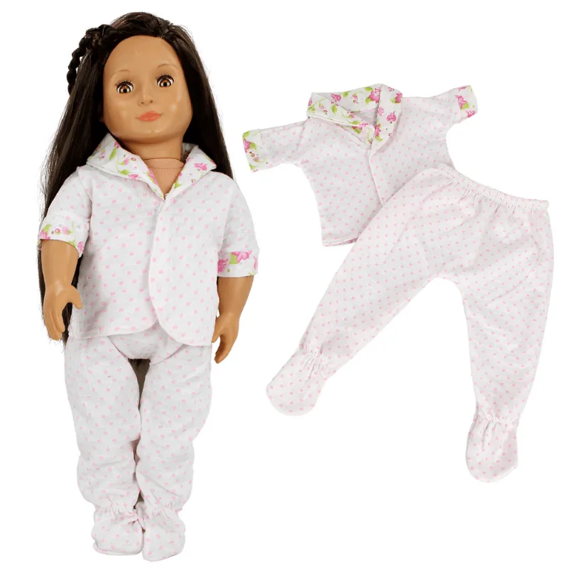ROUPA BONECA OUR GENERATION - PIJAMA POÁ FLORAL - CASINHA 4 - Casinha 4