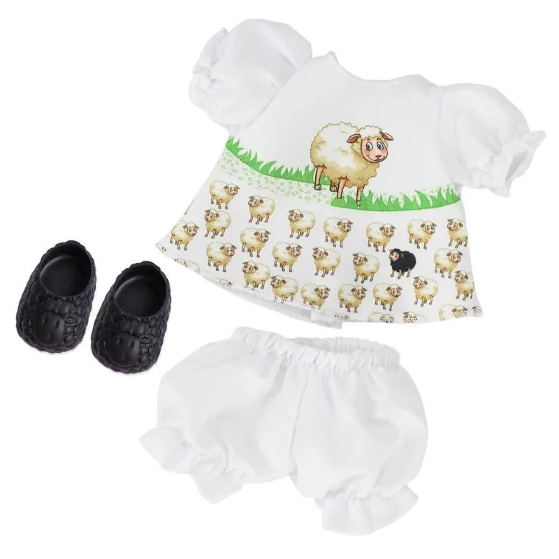 Kit Roupa Boneca Baby Alive - Conjunto Ovelhinha - Casinha 4 - Casinha 4