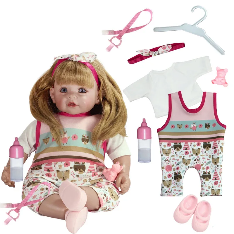 KIT ROUPA BONECA PARA REBORN 46/56CM - 8 ITENS JARDINEIRA INDIOZINHOS CASINHA 4 - Casinha 4