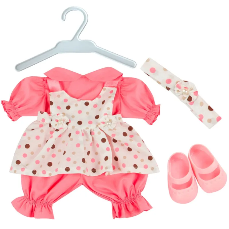 KIT ROUPA BONECA PARA REBORN 46/56CM - 6 ITENS - VESTIDO POÁ - CASINHA 4