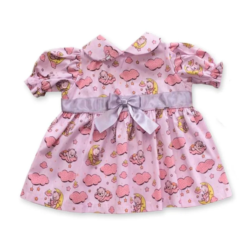 ROUPA BONECA PARA BABY ALIVE COMILONA ENTRE 35/40CM - VESTIDO URSA LUA - CASINHA 4