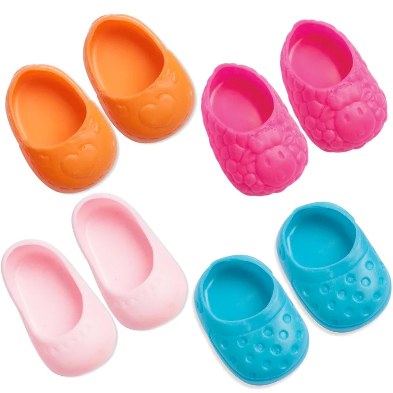 KIT SAPATINHO BONECA PARA BABY ALIVE E LITTLE MOMMY - 4 PARES SOLA 5/6CM - Casinha 4