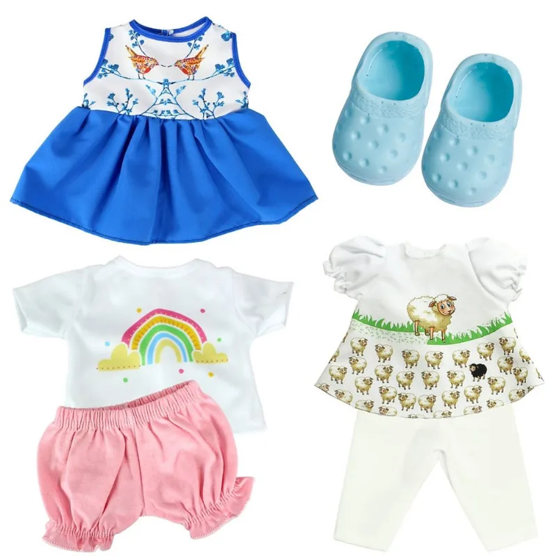 KIT ROUPA BONECA PARA OUR GENERATION E REBORN 36/46CM - 6 PEÇAS - CASINHA 4 - Casinha 4