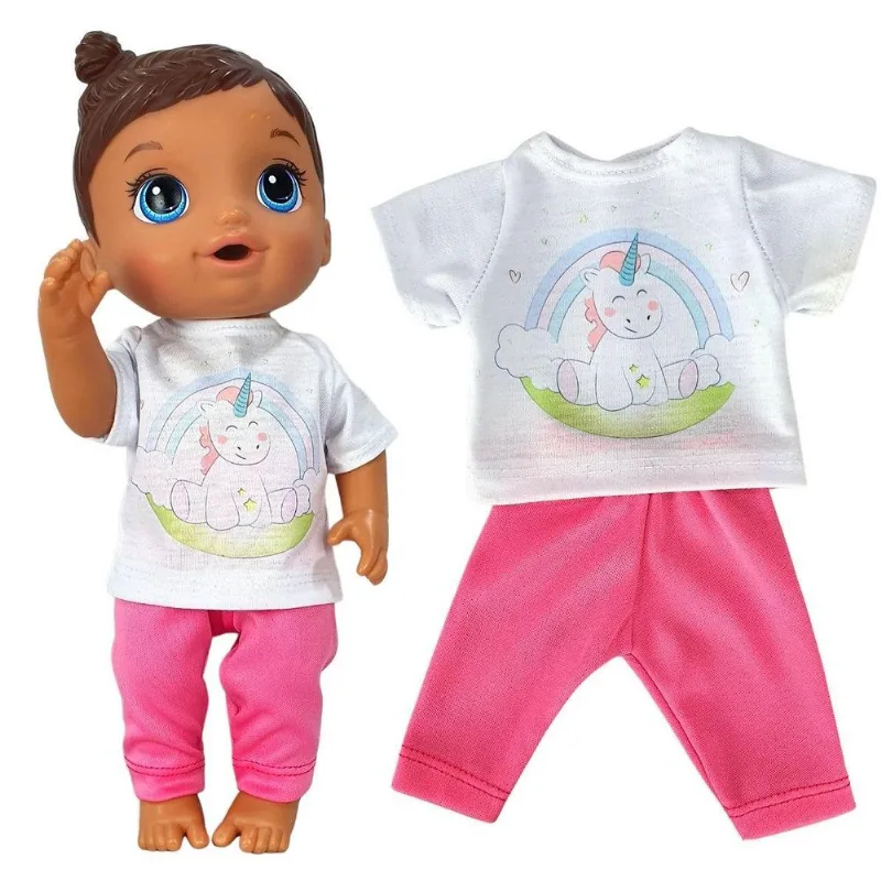 Roupa Boneca Baby Alive - Conjunto Unicórnio - Casinha 4 - Casinha 4