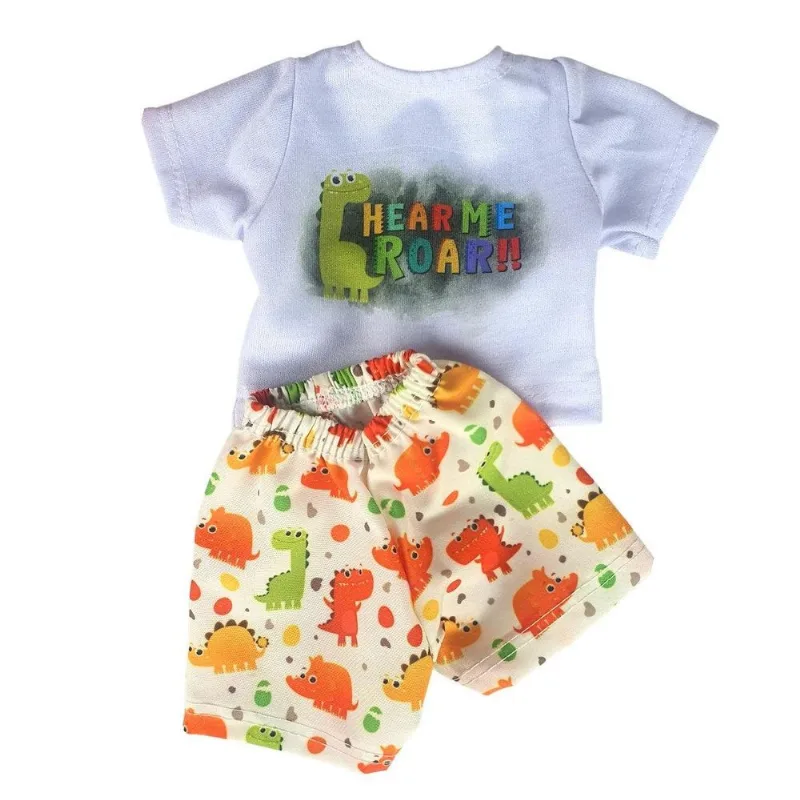 Roupa Boneca Para Baby Alive - Conjunto Dinos - Casinha 4