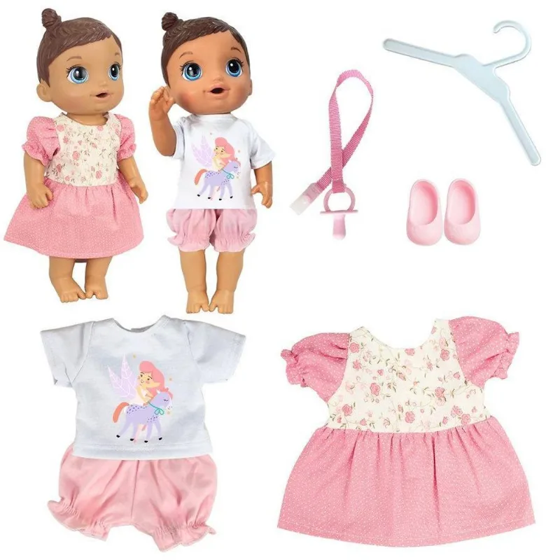 Kit Roupa Boneca Para Baby Alive 6 Peças - Fada Encantada - Casinha 4