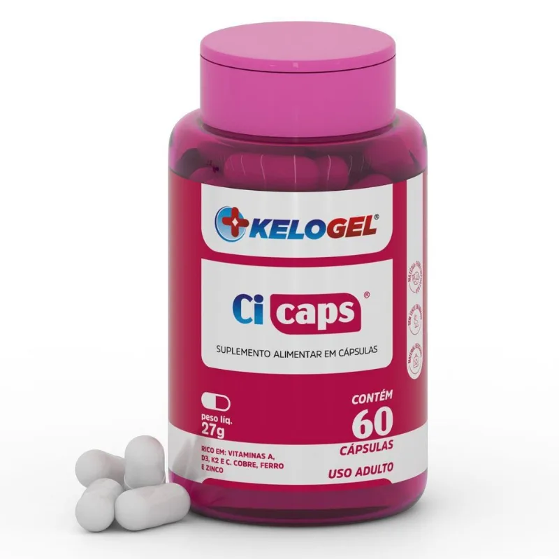 Multivitamínico Tratamento Cabelos E Unhas 60 Caps Kelogel
