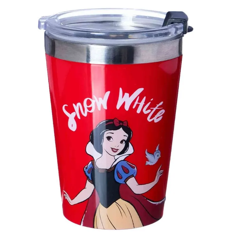 Copo Zonacriativa Viagem Snap 300ml Branca De Neve (MP)