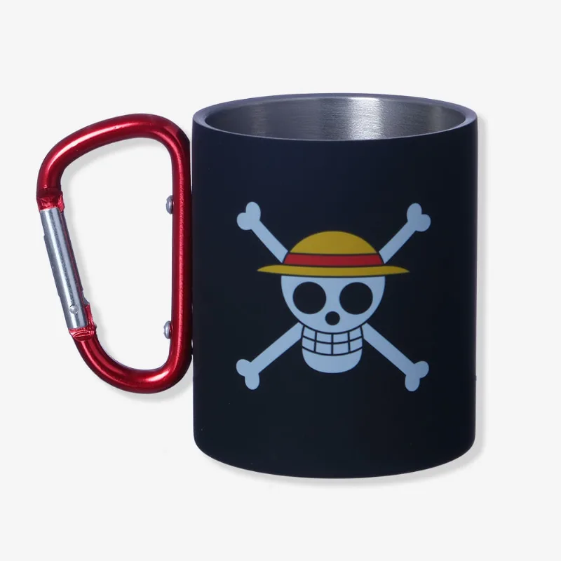 Caneca Mosquetão Luffy Skull - One Piece