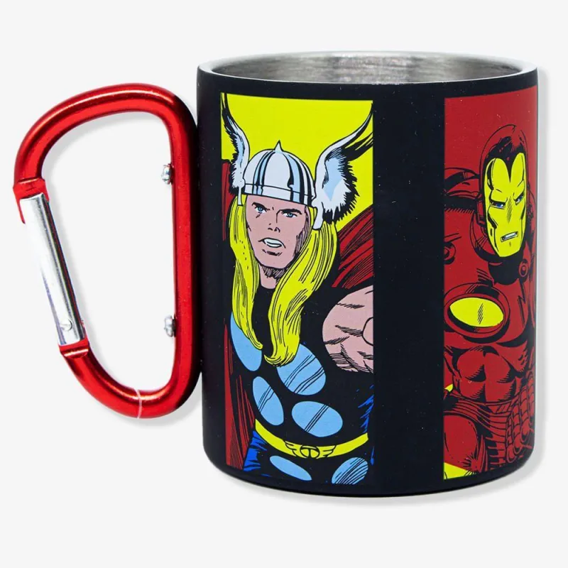 Caneca Mosquetão Marvel Comics - Não Disponível - Utilidades Domesticas