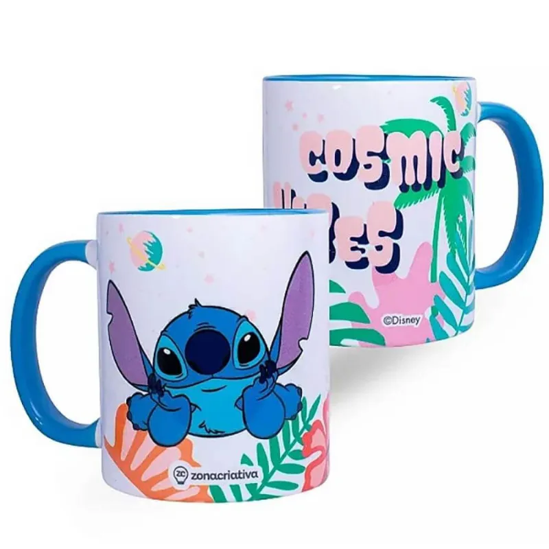 Caneca Pop 350ml Disney Stitch Comics Vibes - Zona Criativa