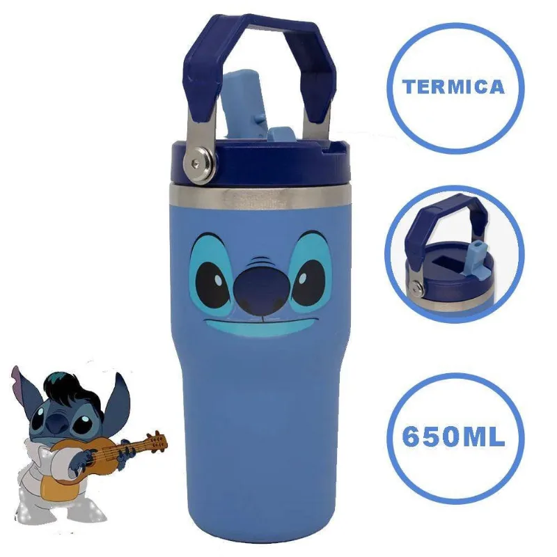 Copo Tumbler Termico Stitch Hangler 650 ML Zona Criativa