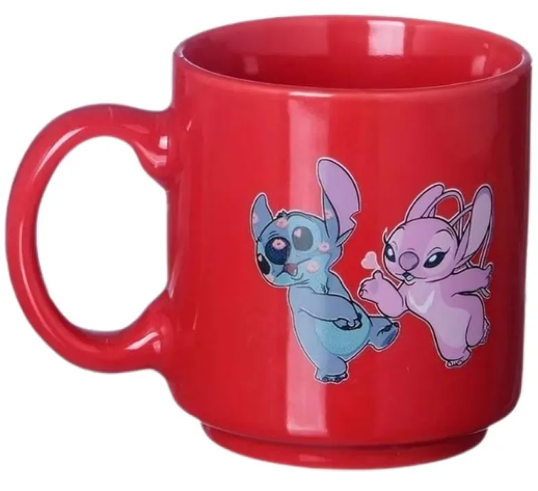 Caneca 100ml Mini Tina Stitch E Angel Love - LC