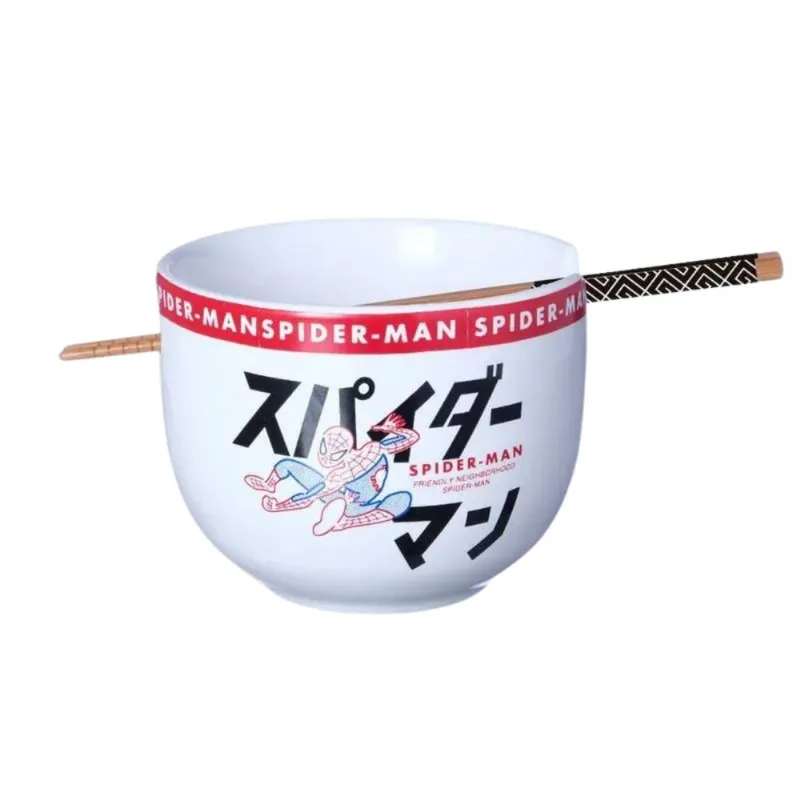 Bowl com Hashi Marvel Homem Aranha Zona Criativa 10025513