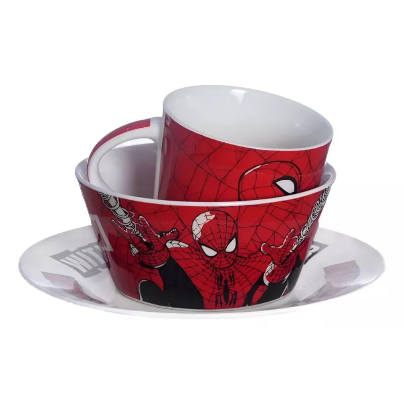 Kit Alimentação Spider Man Zonacriativa 3 Peças 5632 (MP)