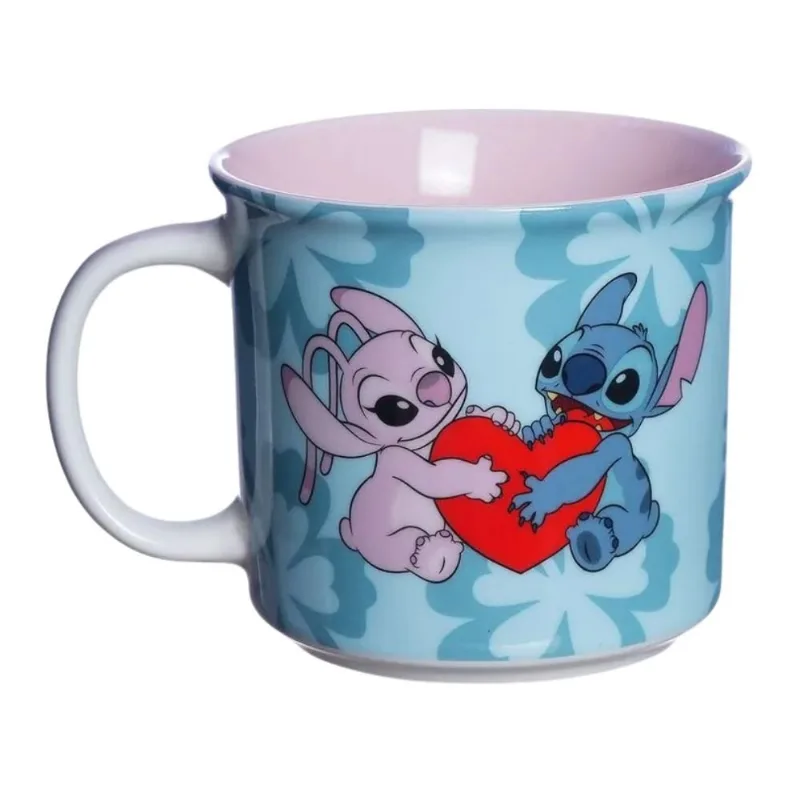 Caneca Tom Stitch Namorados Zonacriativa 350ml (MP)