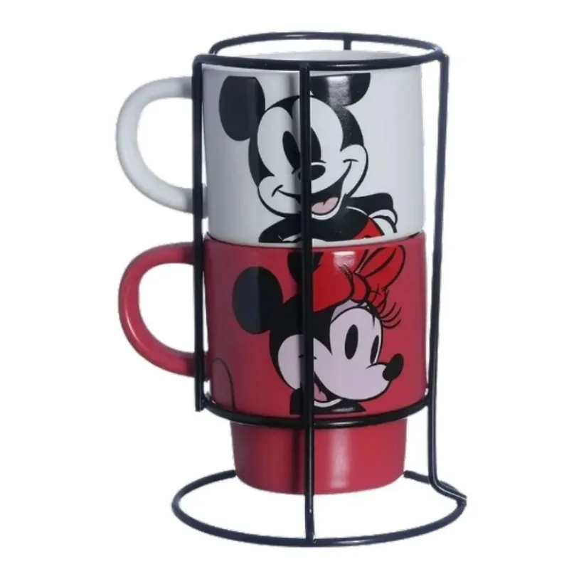 Kit Canecas Empilháveis Mickey E Minnie Zonacriativa 150ml (MP)
