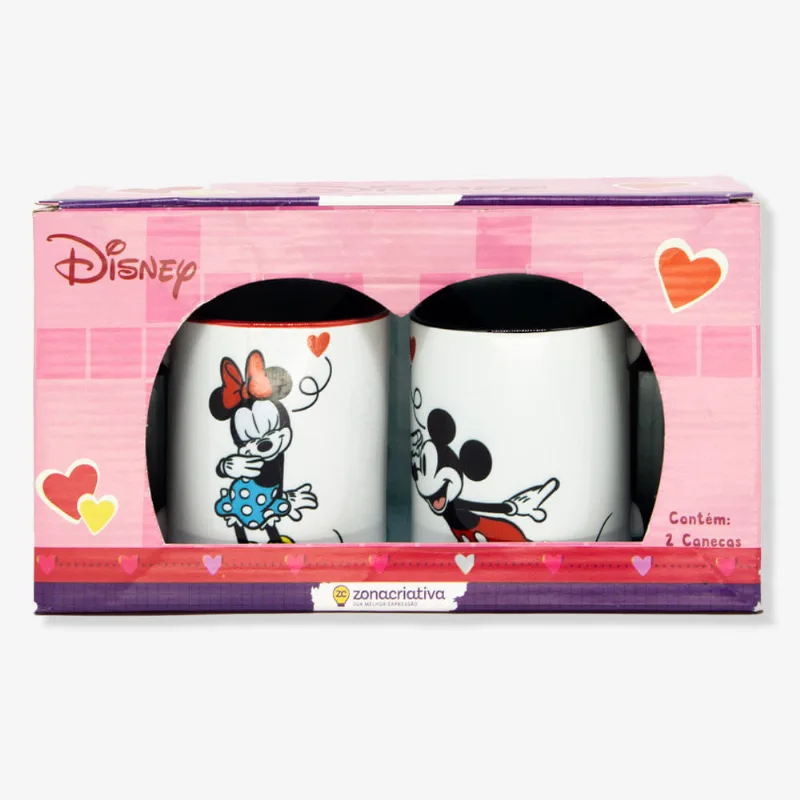 Kit com Duas Canecas Pop Mickey Friends – Disney