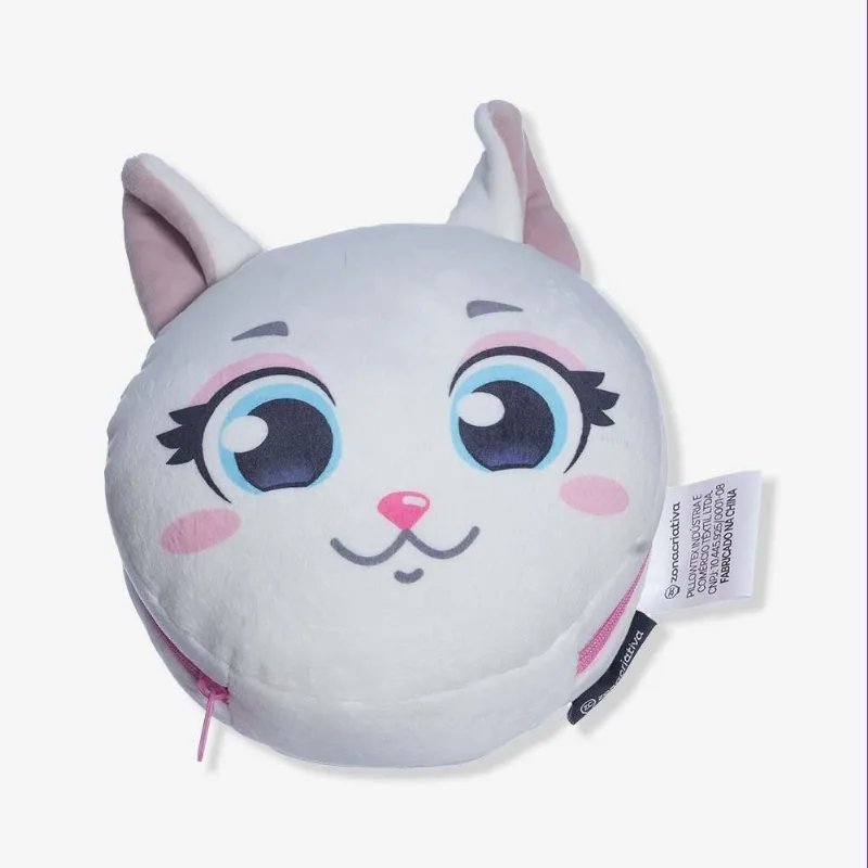 Máscara De Dormir Com Almofada Eu Amo Gatos - Zonacriativa