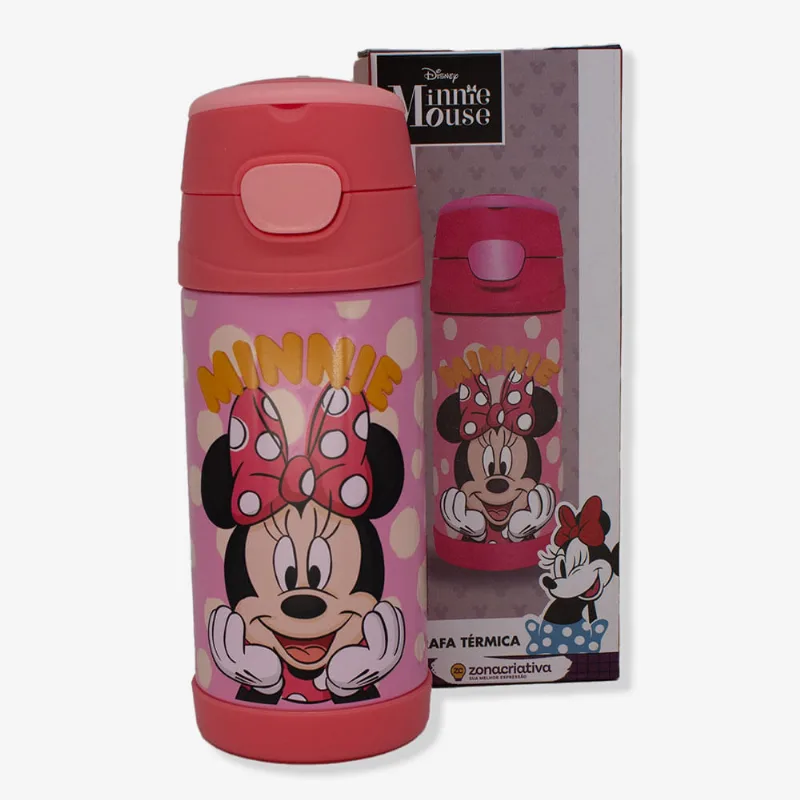 Garrafa Térmica Infantil Top Handle Minnie Mouse – Disney